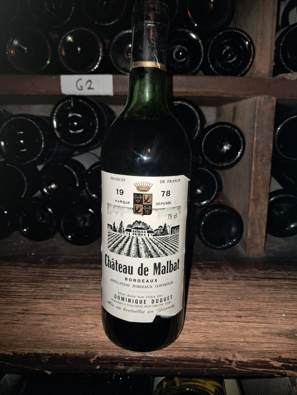 Vino: Château de Malbat Bordeaux 1978 – Nuovo e nell'imballaggio originale da Le locle venduto da juliensaran