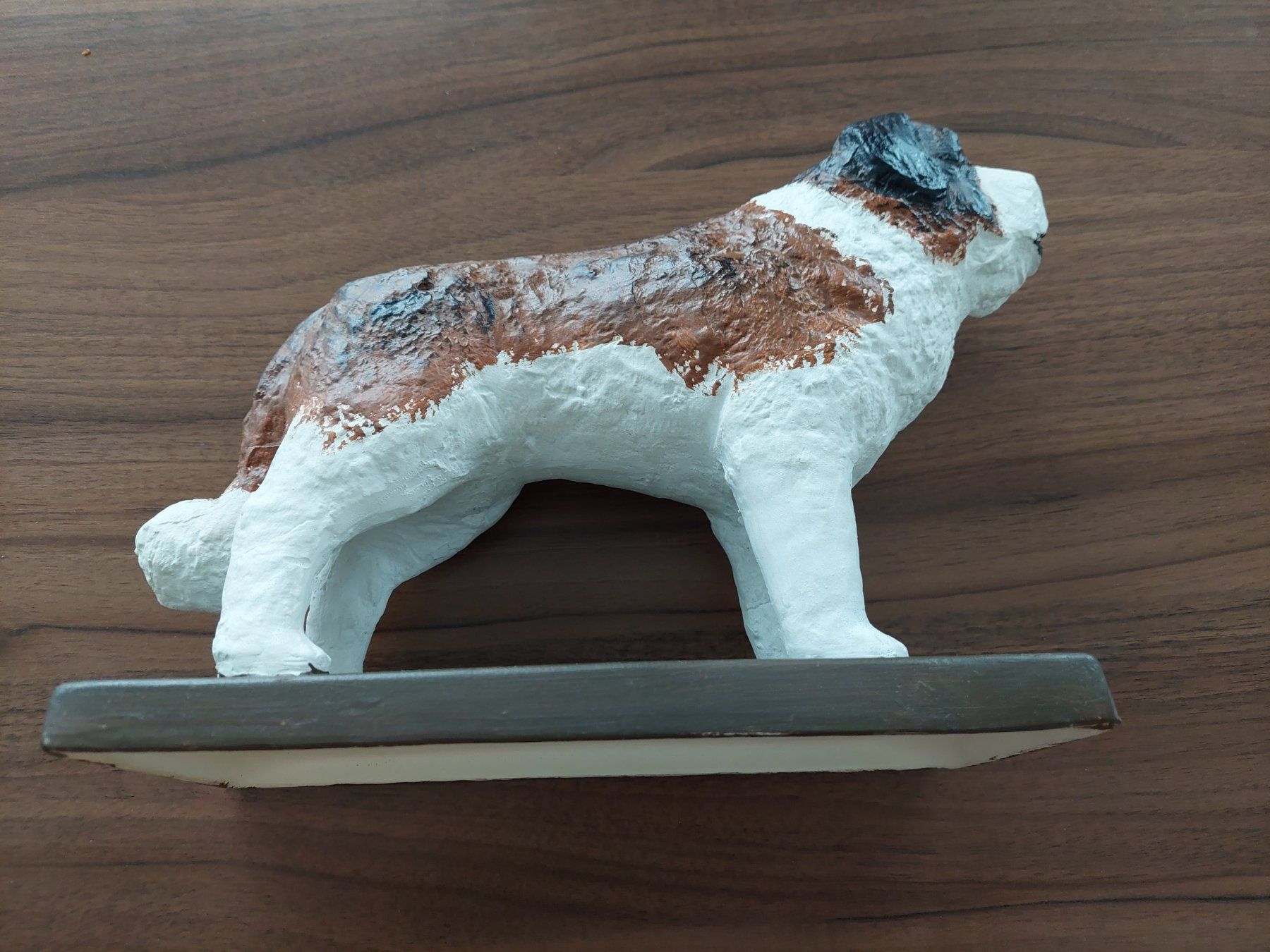 Statuette: Schöne grosse Bernhardiner-Figur aus Keramik – Usato da Subingen venduto da K7passt_immer 8
