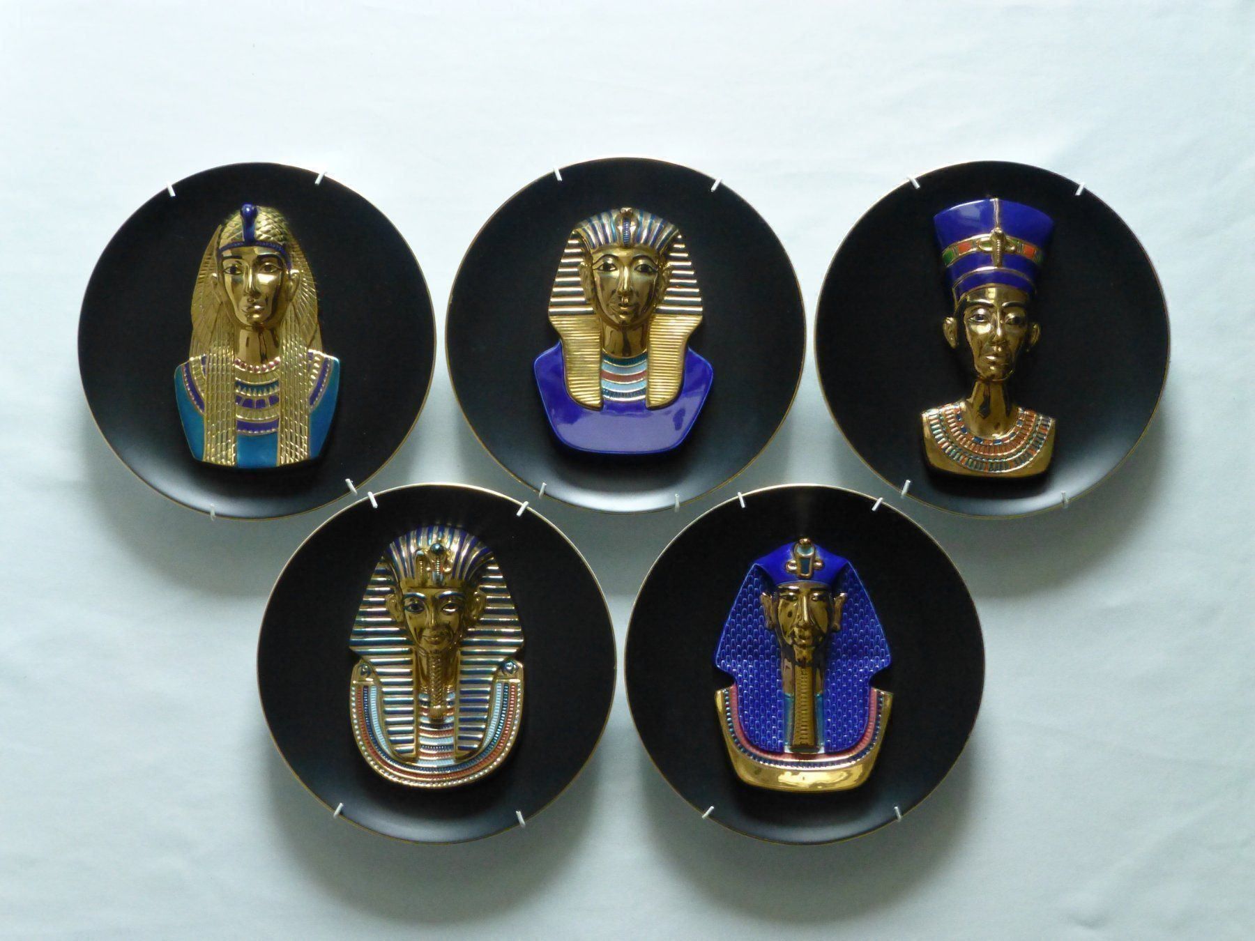 Teller: 5 Sammel / Wand Teller Pharaonen Ägypten – Gebraucht aus Basel von Falconis 3
