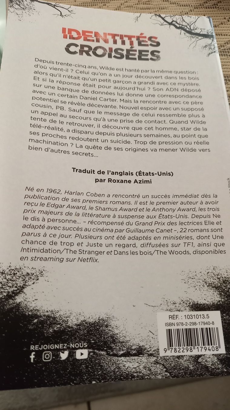 Bücher: HARLAN COBEN Identités croisées – Neu (gemäss Beschreibung) aus Yverdon-les-Bains von Monique6 1