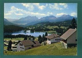 Valbella-Lenzerheide, Blick auf Heidsee, 1976, gelaufen
