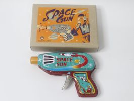 Blech Pistole Space Gun Funkeneffekt Sparkling made in Japan