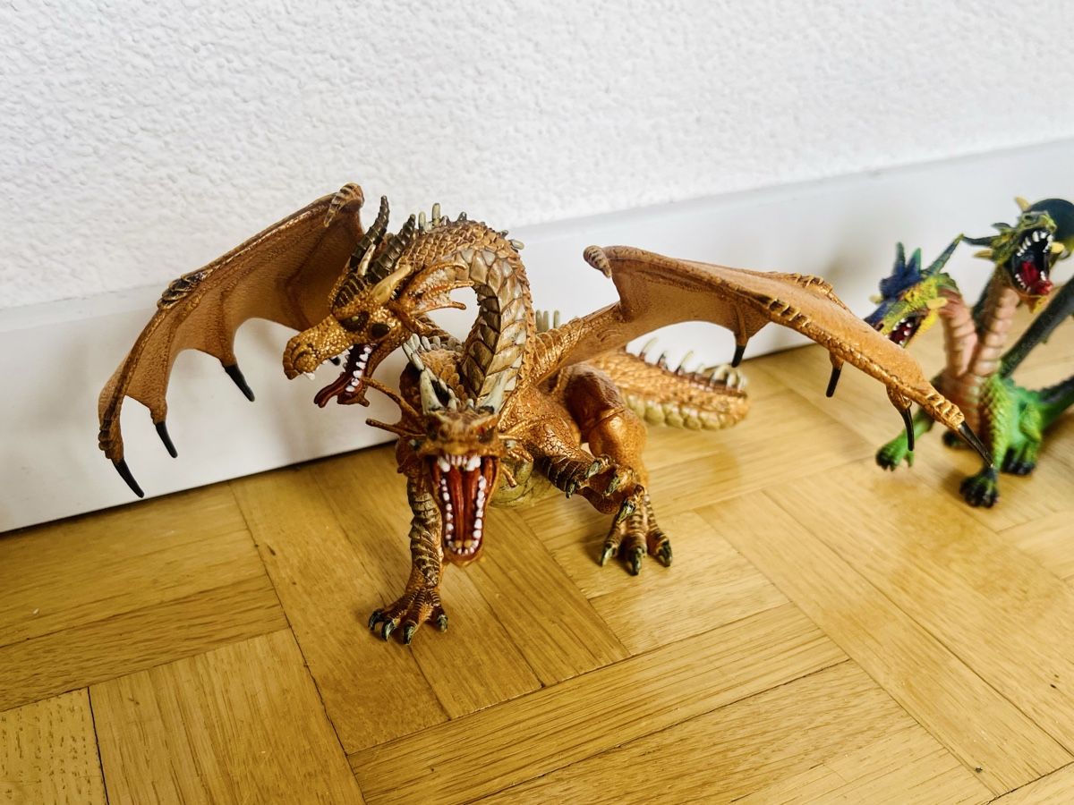 Schleich Giocattoli: Schleich ect. Kinder Spielzeug Drachen Set Gross – Usato da Frauenfeld venduto da Repsol_Vani 1