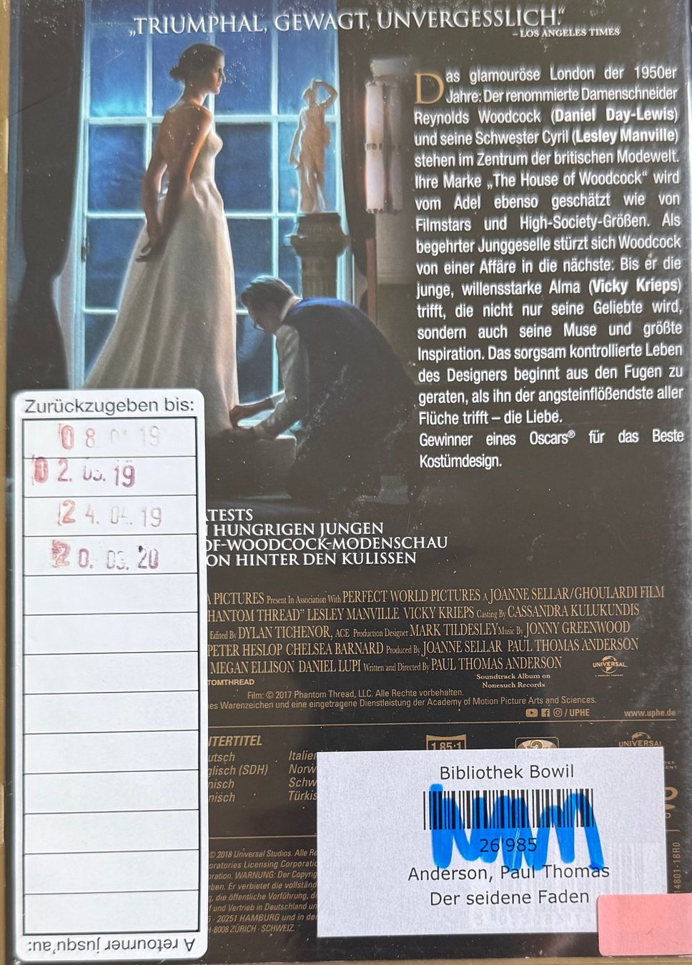 Tutti i DVDs: DVD - Der seidene Faden – Usato da Zäziwil venduto da kreative-ideen 1