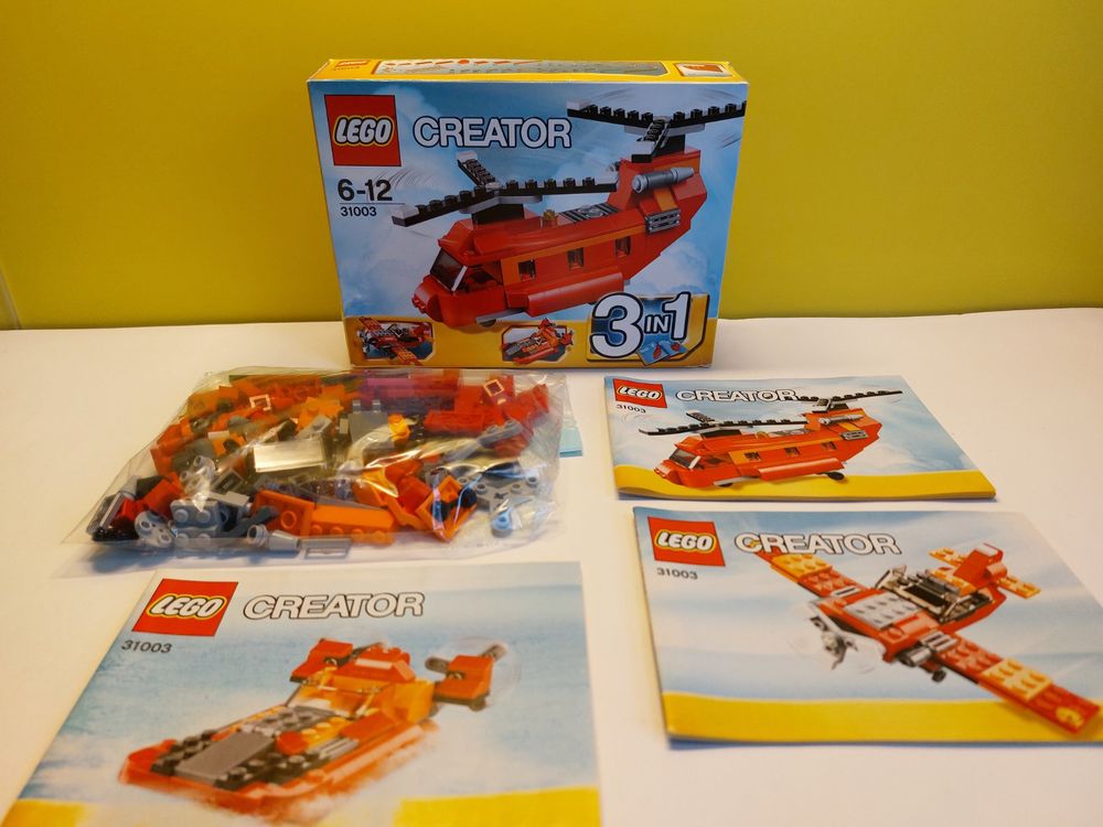 LEGO 31003 - Creator - Roter Helikopter inkl. OVP und BA | Kaufen auf ...