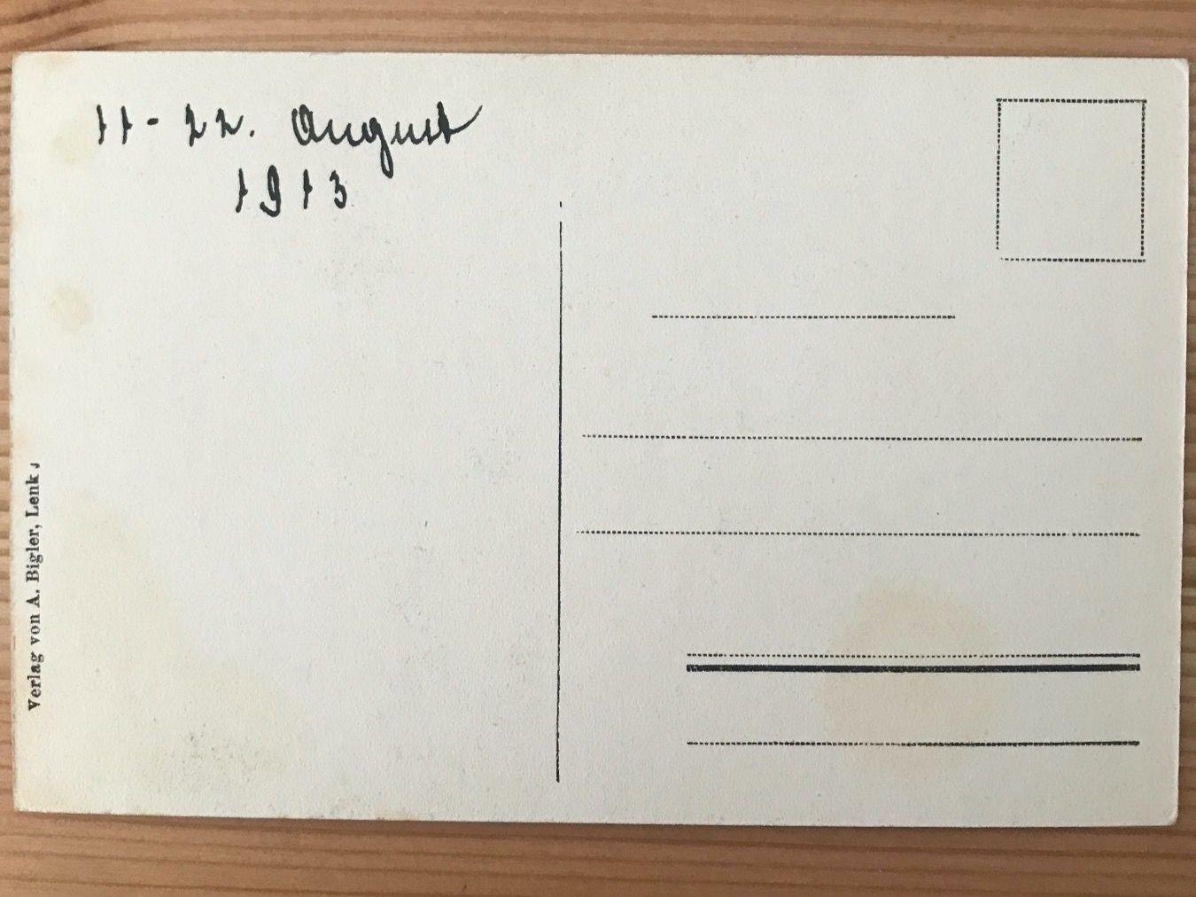 Cartes postales: Antike Ansichtskarte Lenk, Simmenfall i. Oberried – D'occasion à Zürich par Tarafo5 1