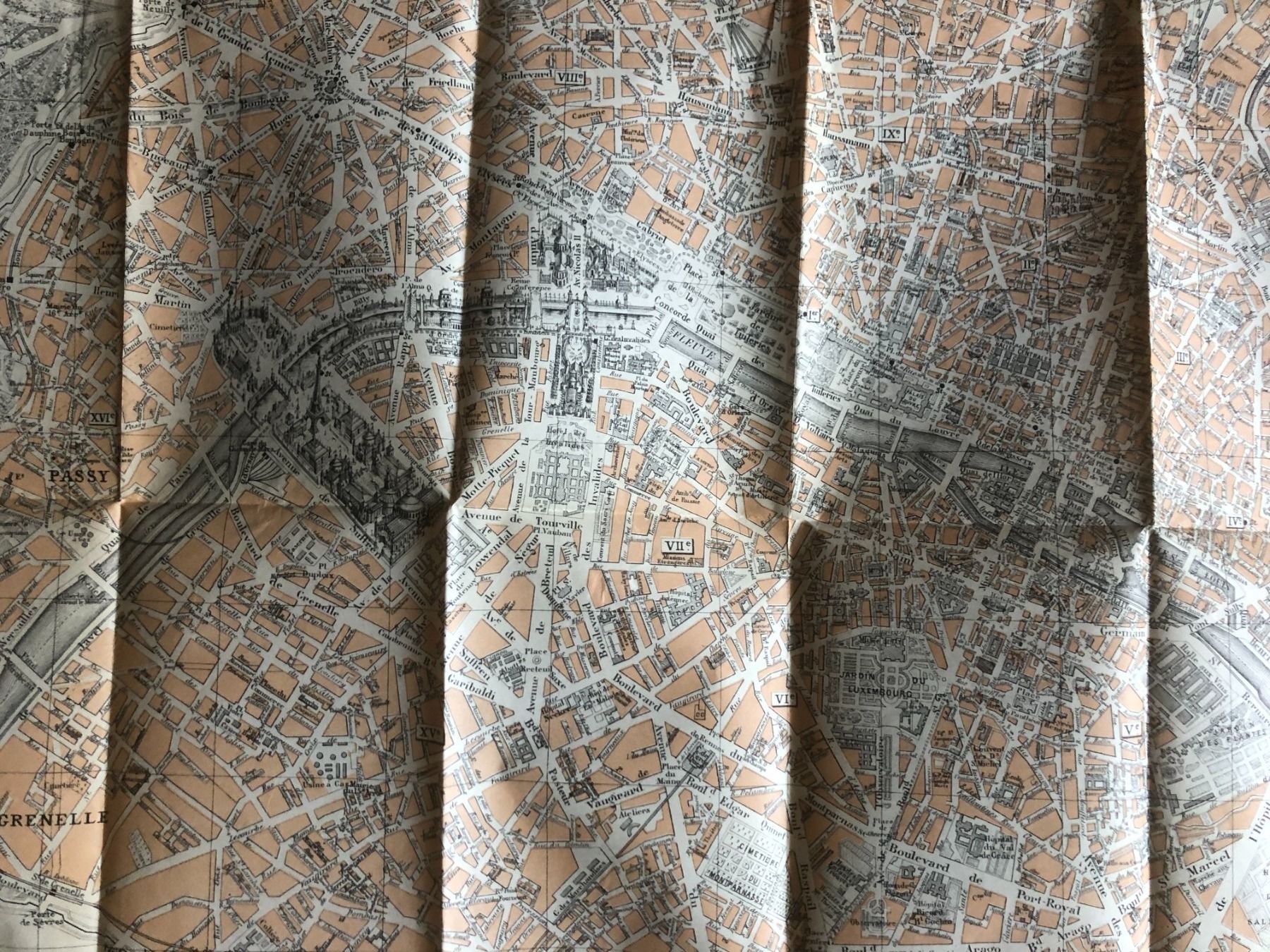 Cartine & Atlanti: Paris 1900 – Plan général. – Usato da Zürich venduto da allp 7