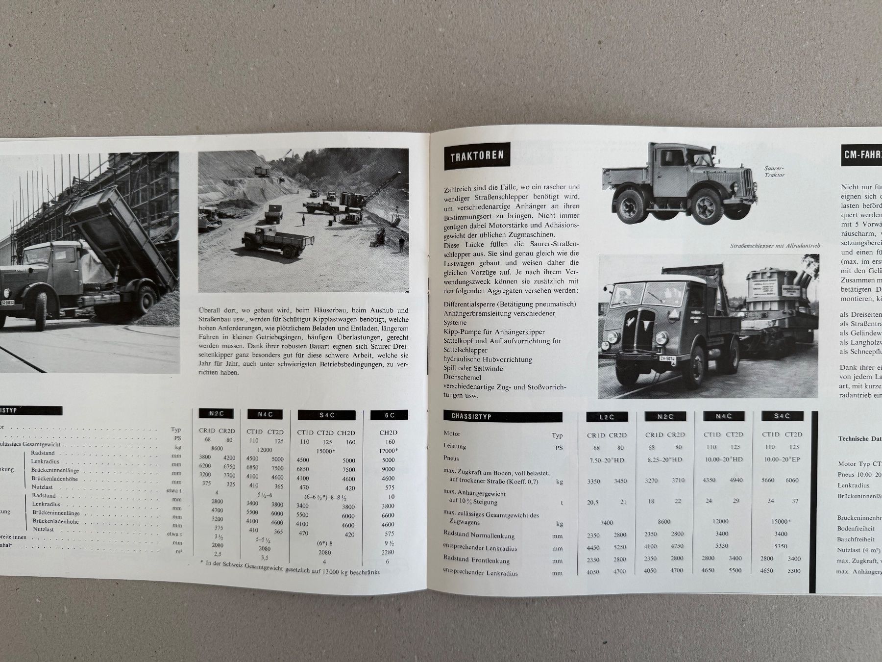Saurer Documenti: SAURER BERNA Prospekt – Usato da Stans venduto da Huonder66 1