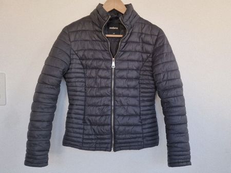 Damen Steppjacke Zebra Gr. XS Kapuze abnehmbar
