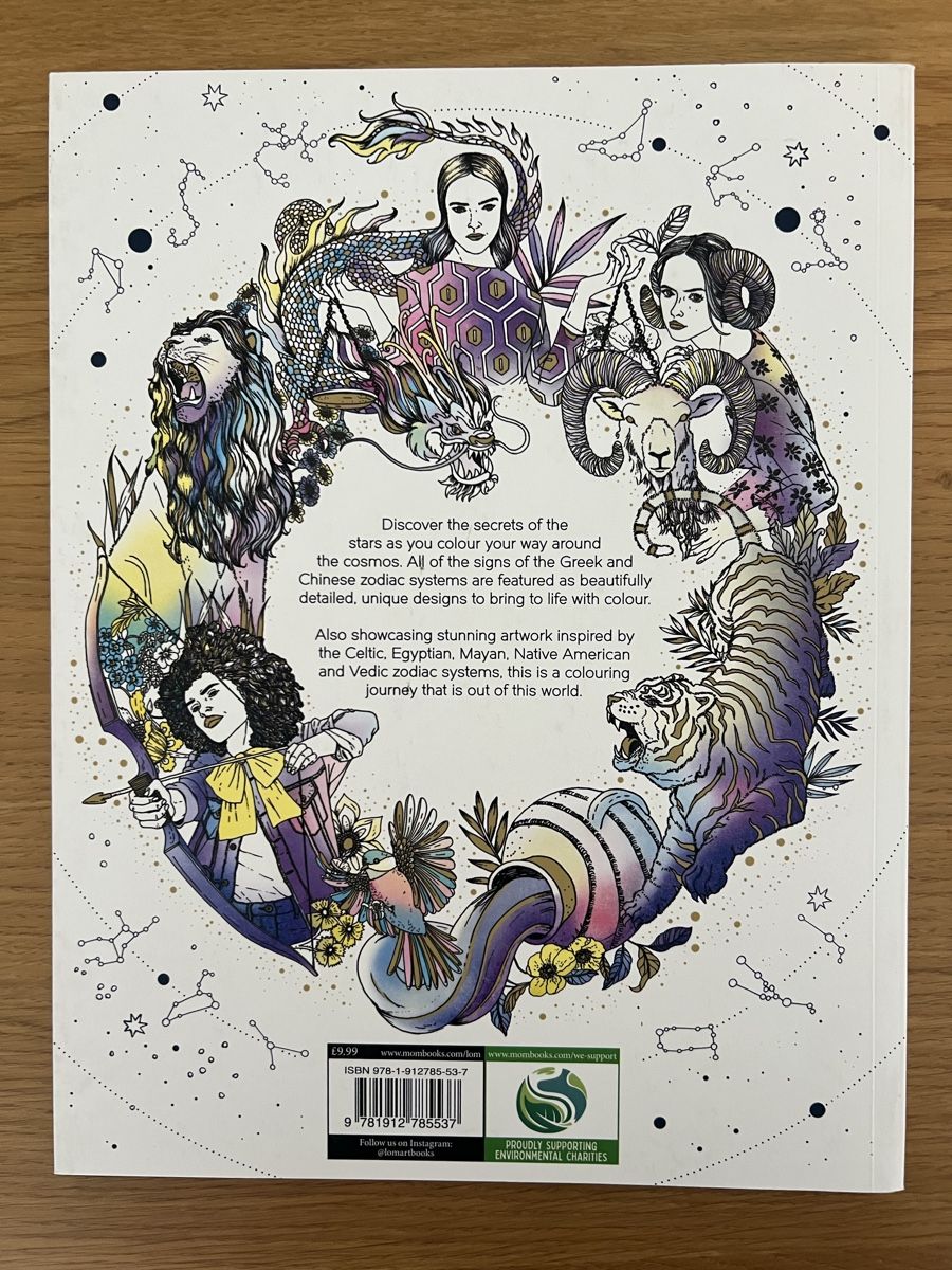 Libri: Malbuch - Astrology Colouring - Ana Jarén – Usato da Winterthur venduto da Wikingerlady 1