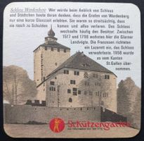 Bierdeckel - Schützengarten - CH