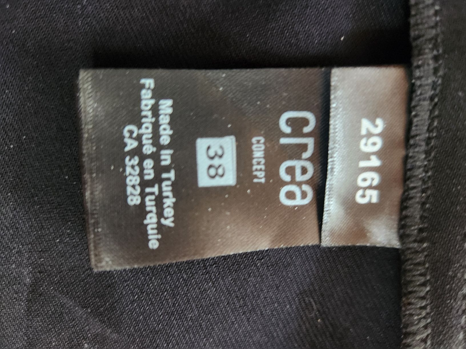 Hosen: Pantalon Crea Concept noir taille 38 100% polyester – Gebraucht aus Niedergösgen von Eva2410 6