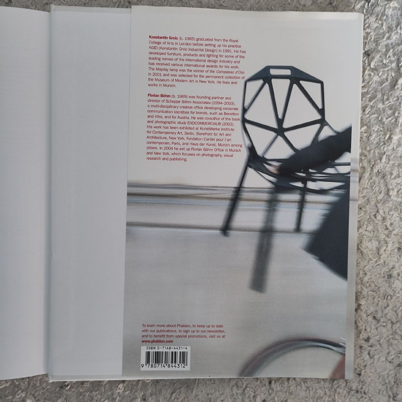 Libri: KGID Konstatin Grcic Industrial Design – Usato da Riva San Vitale venduto da TKarch 2