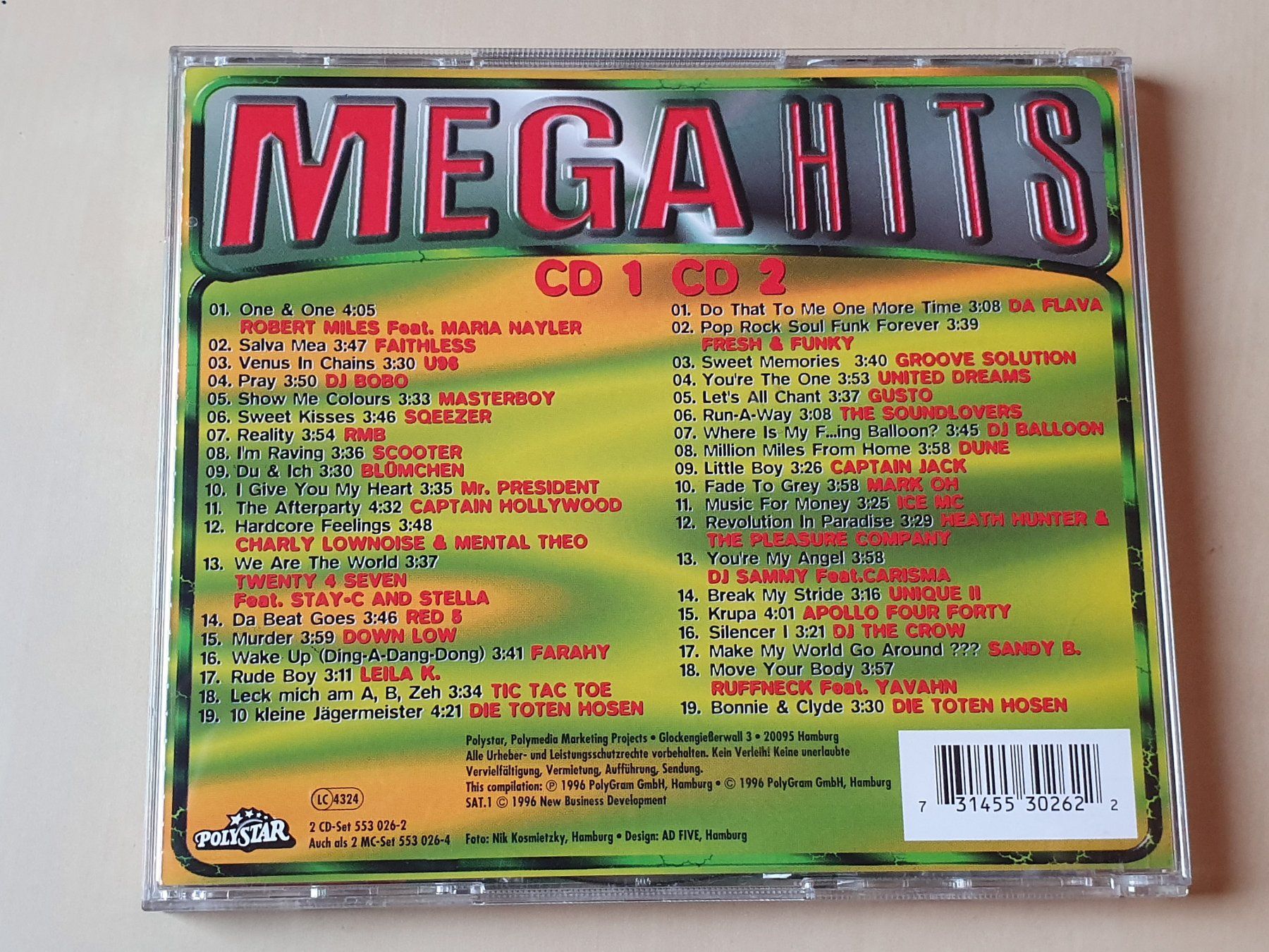 CD: Mega Hits 96 die Dritte – Usato da Stansstad venduto da collectorsshop 1