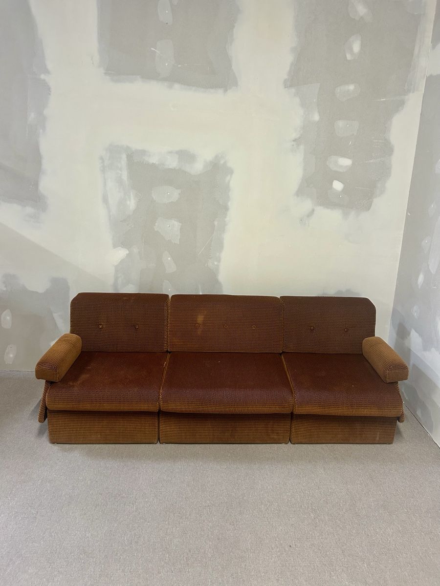 Divani: Cord Modular Sofa der 70er Jahre in Stoff – Usato da Rickenbach ZH venduto da Der-Insider 4