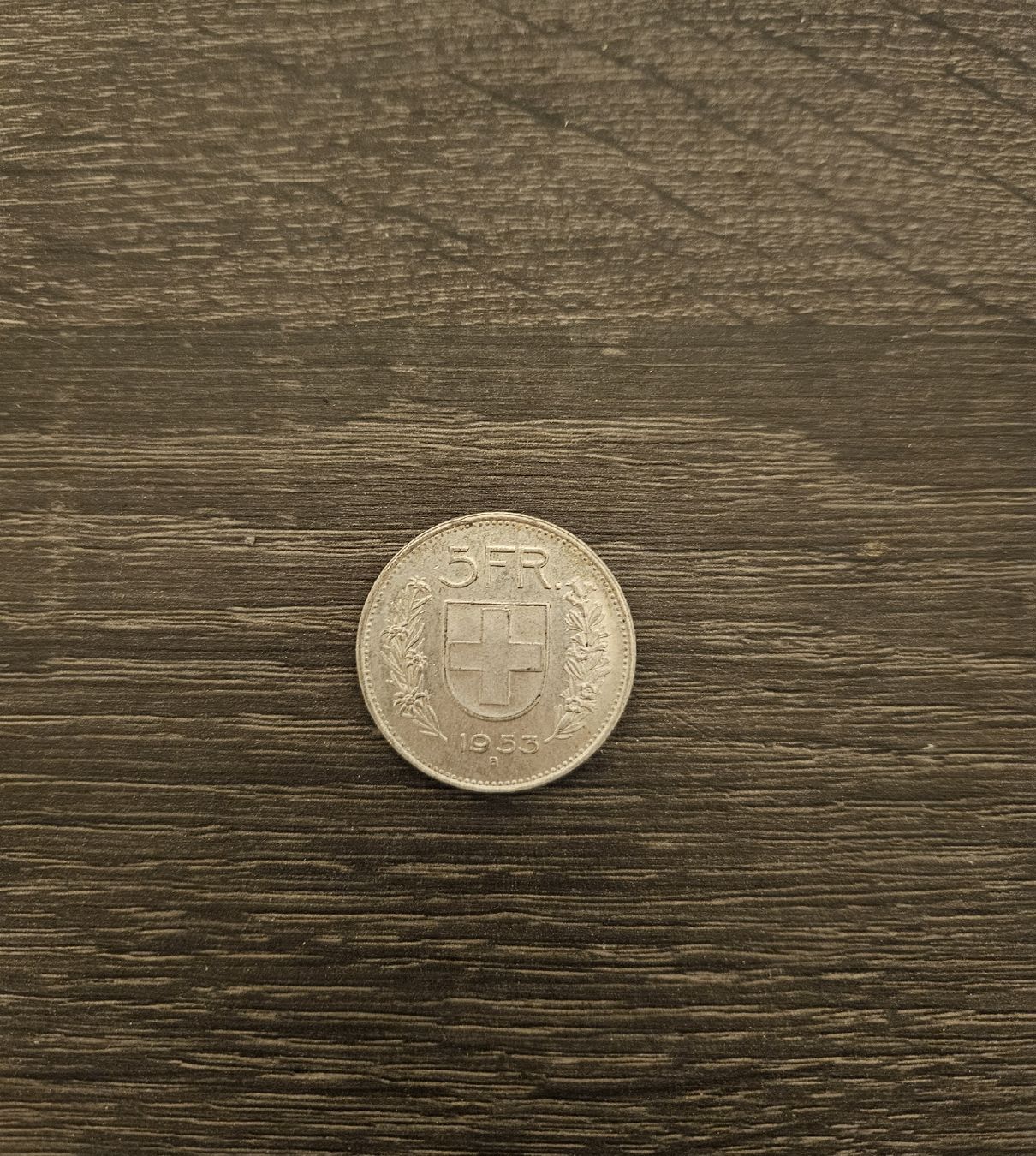 Tutti le monete: 5 Francs 1953 B. Confédération Helvétique – Usato da Monthey venduto da pas_w5hf