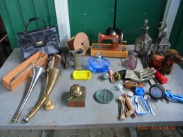 Flohmarkt-Fund: Antike Nähmaschine, Lampe & Trödel! (52)