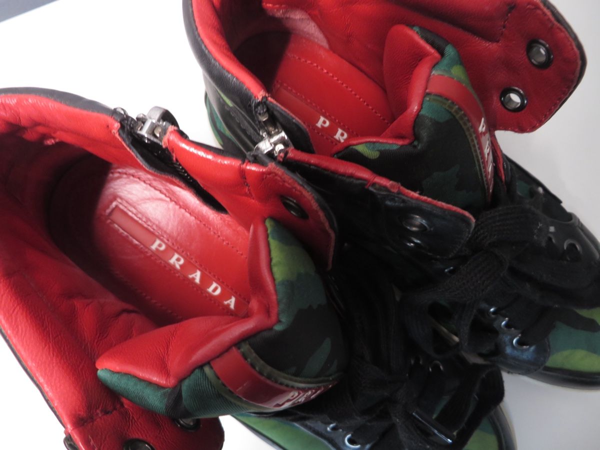 Prada Scarpe da uomo: Prada Camouflage High-Top Sneakers Size 37 – Nuovo (secondo la descrizione) da Stilli venduto da amy_k5jv 4