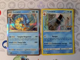 🇫🇷 Lot 2 cartes holo Léviator EV02/EB10.5 FR