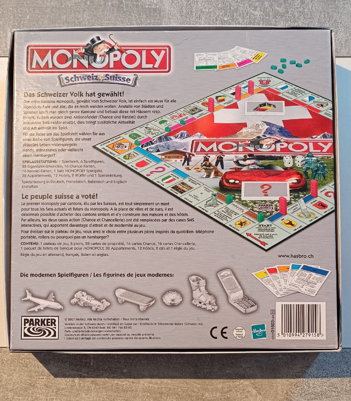 Parker Giochi: Monopoly Schweiz / Monopoly Suisse – Nuovo (secondo la descrizione) da Arbon venduto da Gatto81 3