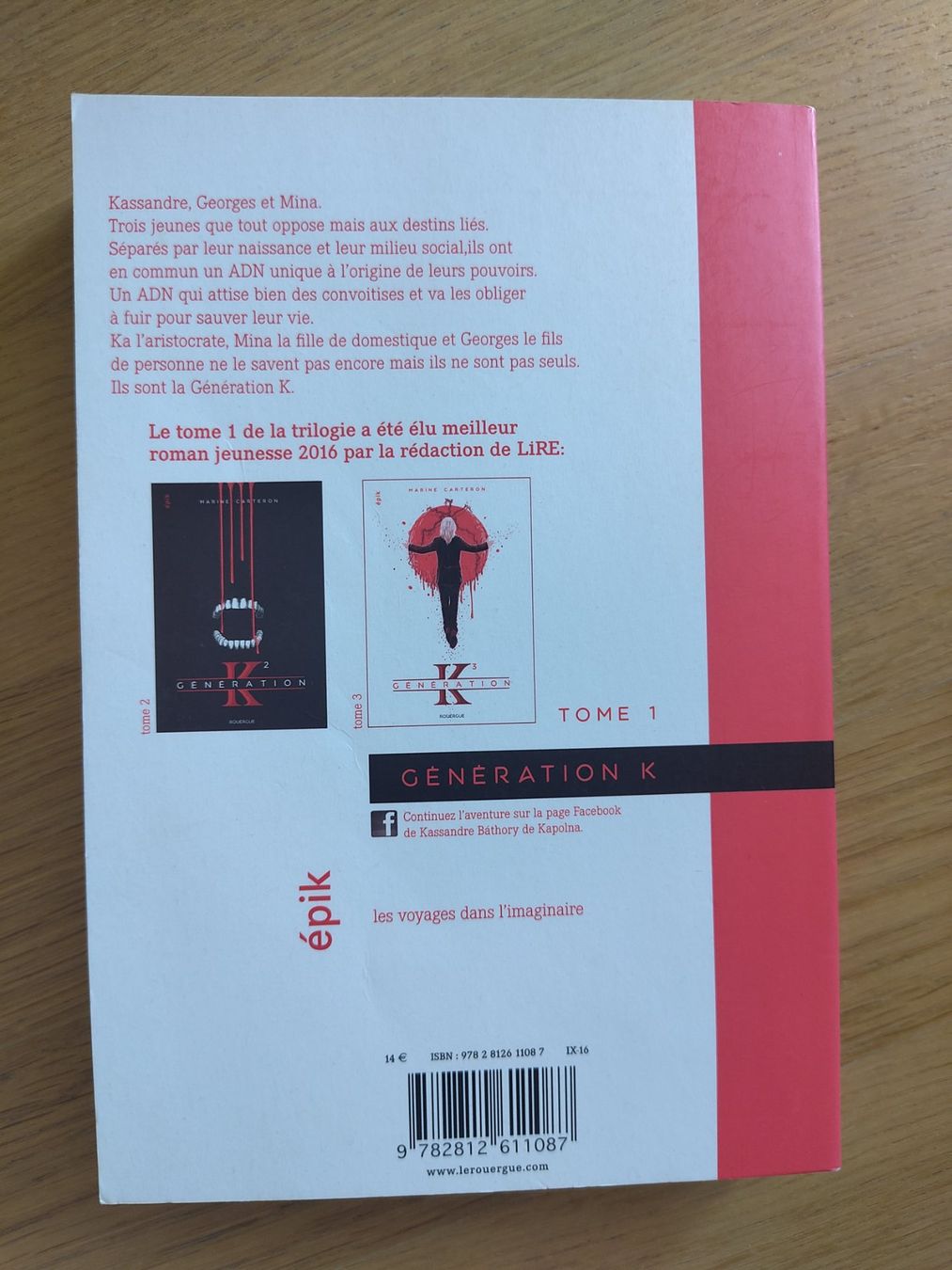 Bücher: Génération k – Gebraucht aus Denges von lay_xpy7 1