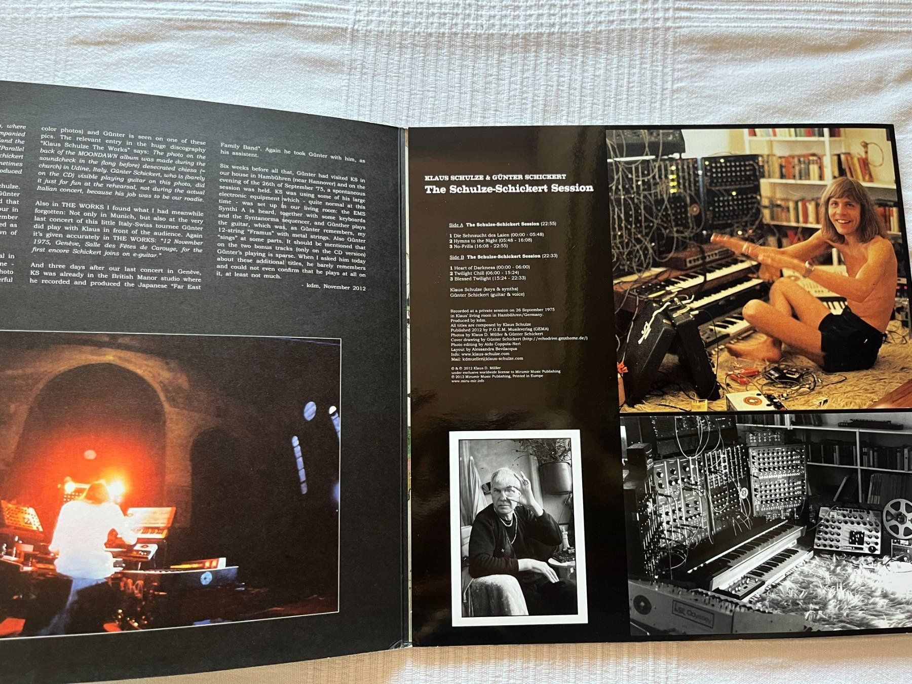 Schallplatten: Klaus Schulze & Günter Schickert - Session Vinyl LP – Gebraucht aus Effretikon von ChrisLamberger 1