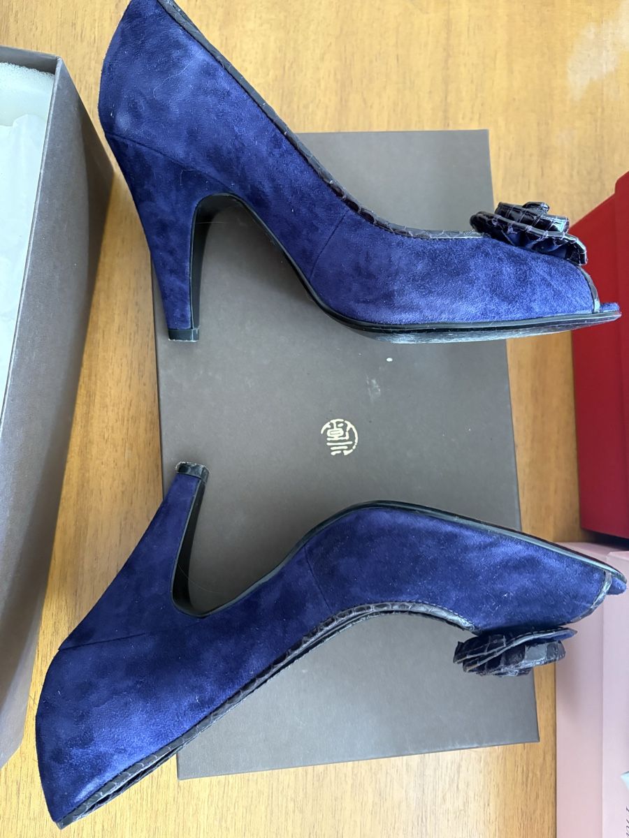 Aldo Scarpe da donna: Damen Pumps ALDO Wildleder  Lila – Usato da Zürich venduto da honro 2