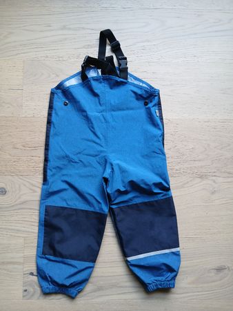 Pantalon de pluie Rukka taille 98 bleu marine, parfait état 