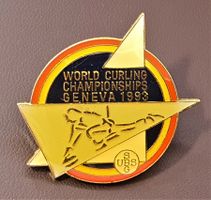 P941 - Pin World Curling Championships Geneva 1993 UBS SBG