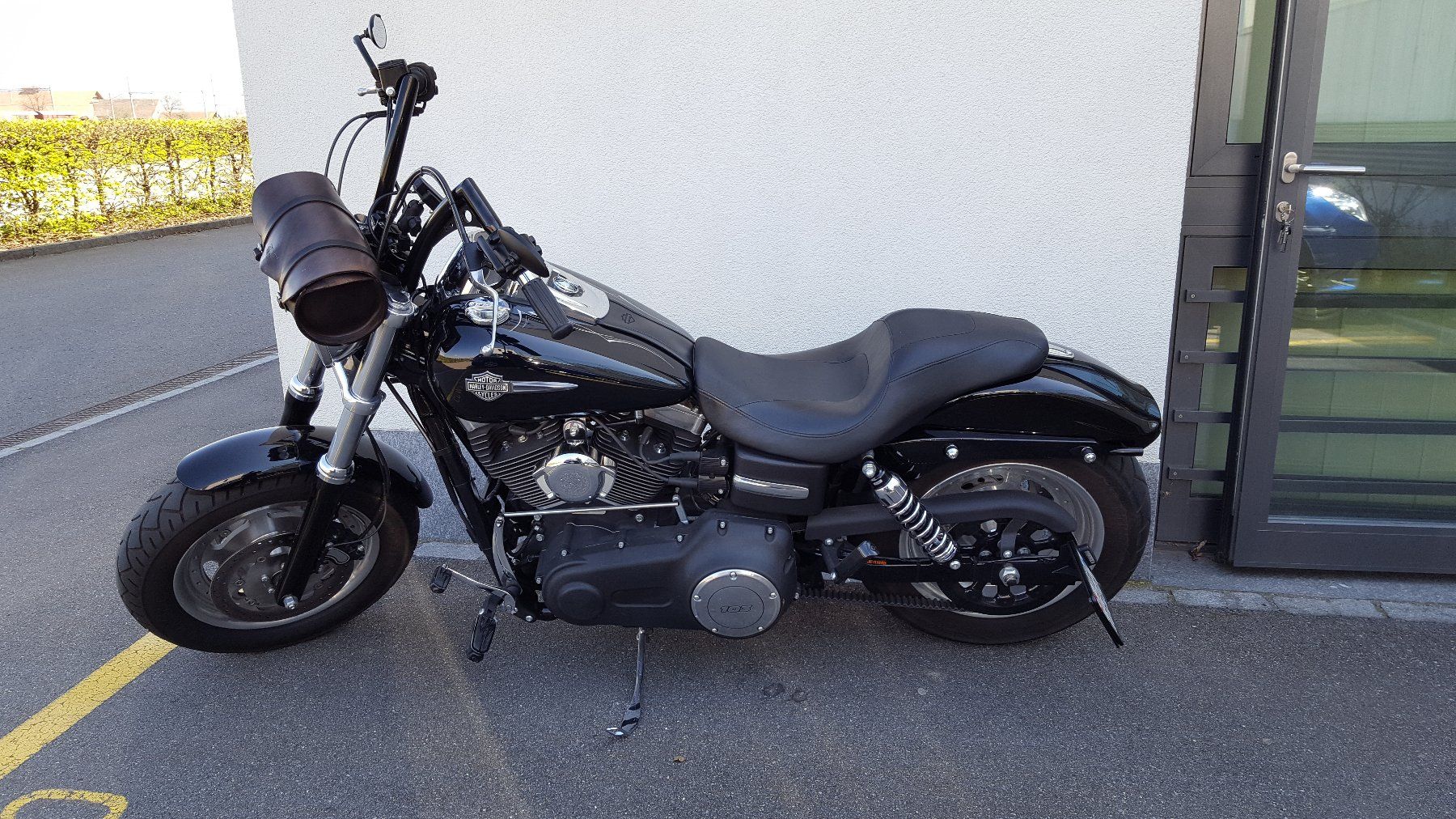 Harley-Davidson Chopper: Harley Davidson Fat Bob (FXDF) Vivid Black – Usato da Richterswil venduto da ggreco66