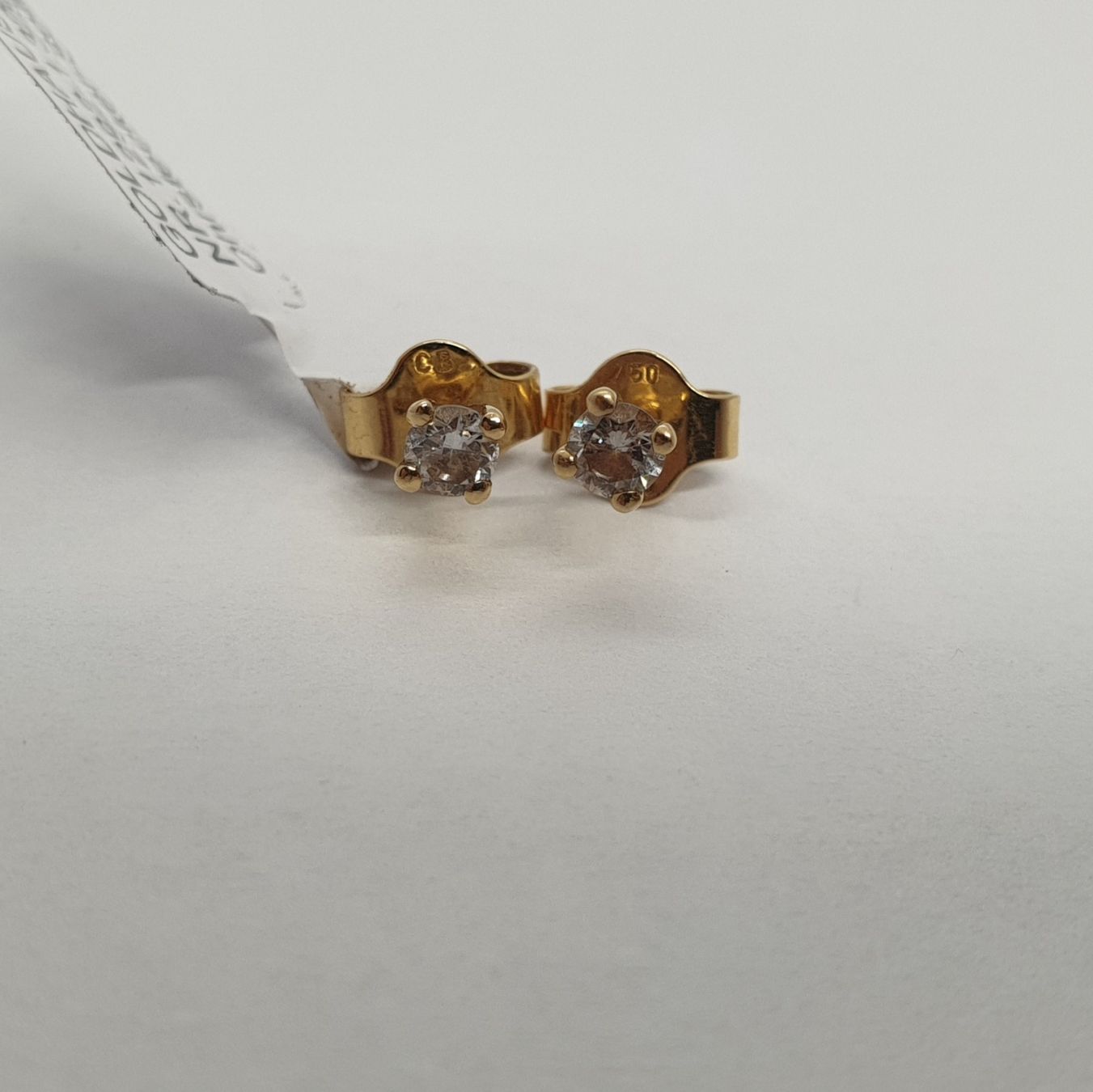 Orecchini pendenti & Orecchini a lobo: Echt 18K Gold - Diamant Ohrstecker – Usato da Luzern venduto da Luzern-Goldhaus 4