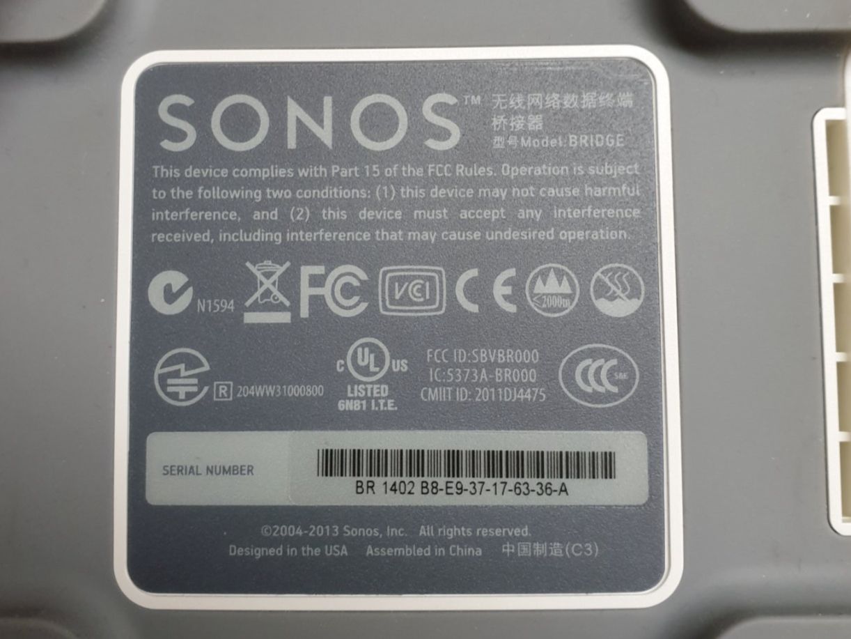Sonos Lettore multimediale & Streamer: 2 x Sonos Bridge - ideal für Sonos-System – Usato da Ittigen venduto da Ziok187 4