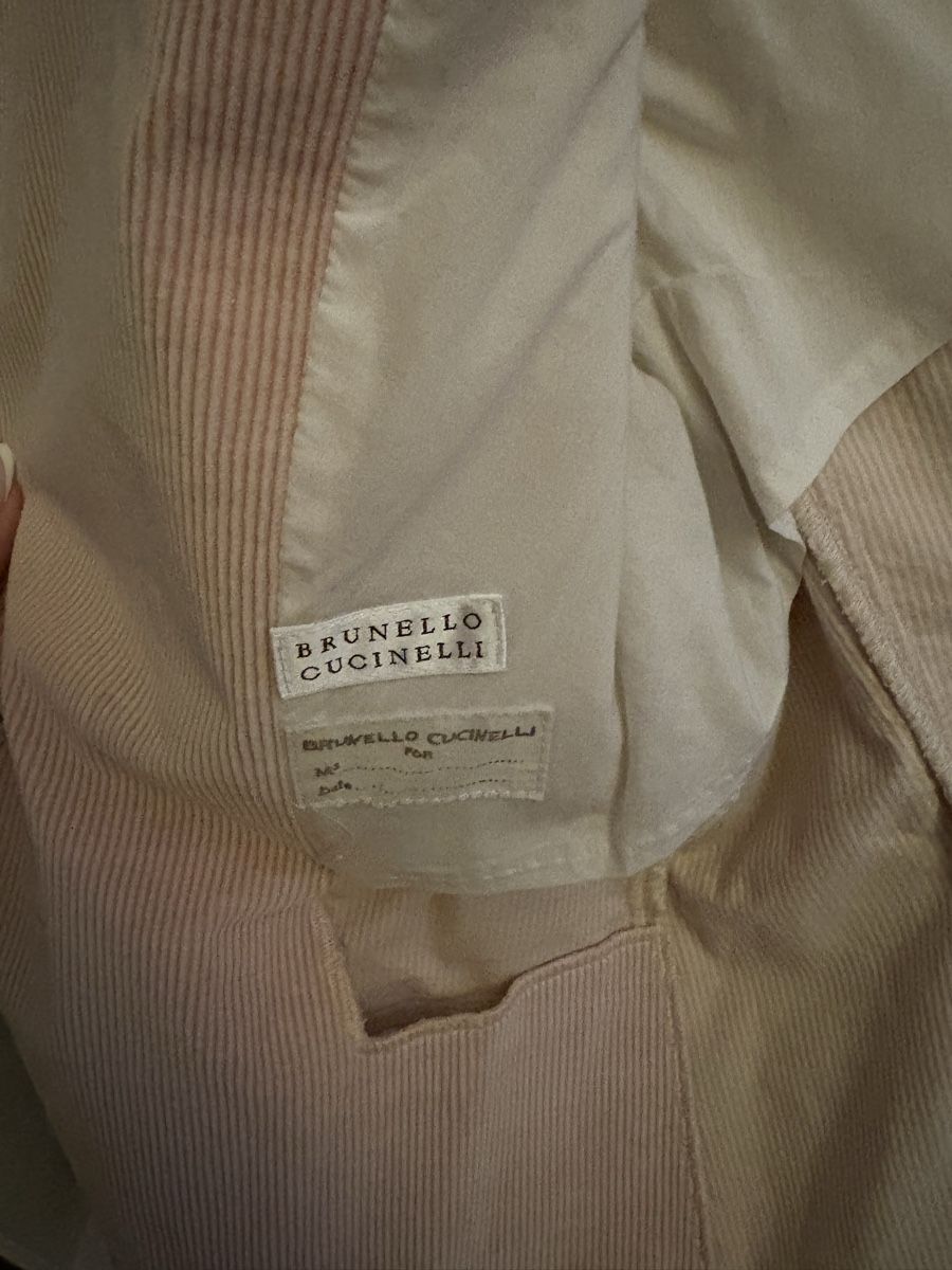 Brunello Cucinelli Giacche: Brunello Cucinelli Manchester Blazer Rosa S – Usato da st. gallen venduto da everythingyouwishfor 1