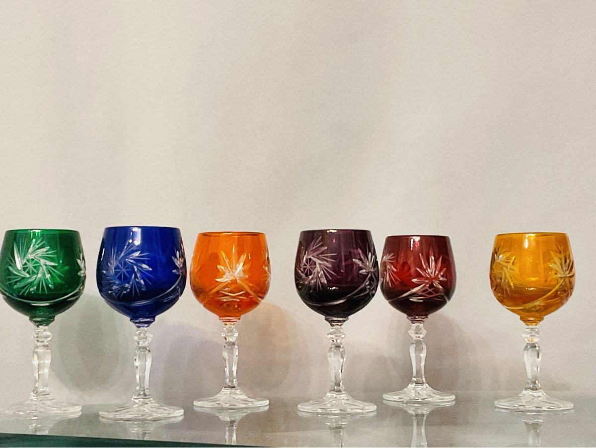 Gläser: VINTAGE BLEIKRISTALL RÖMER APERITIF GLÄSER – Gebraucht aus Boll von Laima1975 9
