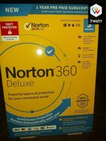 NORTON 360 DELUXE 3PC -  1Jahr NEU
