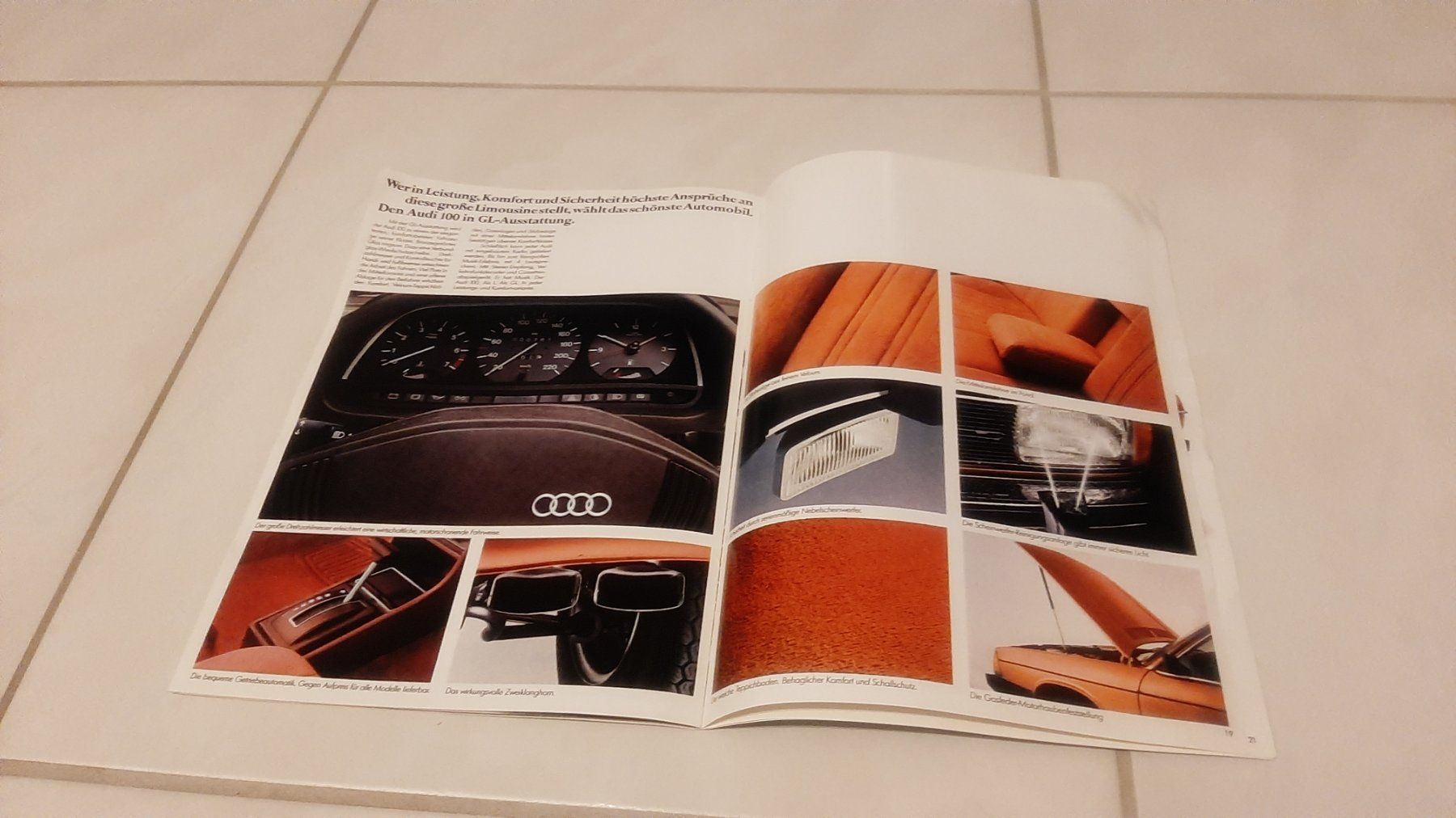 Audi Documenti: K..108) Audi 100 Prospekt – Usato da Wil SG venduto da AmandaCreations 2