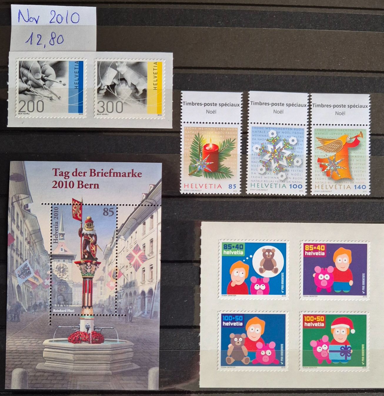 Tutti i francobolli: Ausgabe November 2010 postfrisch – Usato da Buus venduto da papillon098