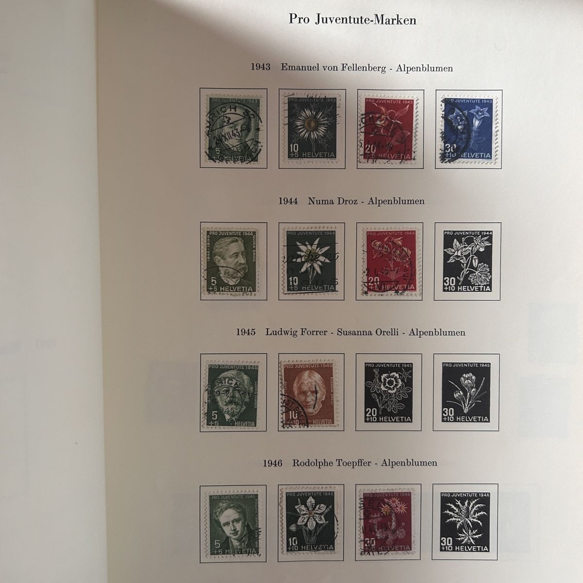 Tutti i francobolli: Alte Schweizer Briefmarken ab 1913 – Usato da Laufen venduto da belleskulptur 8