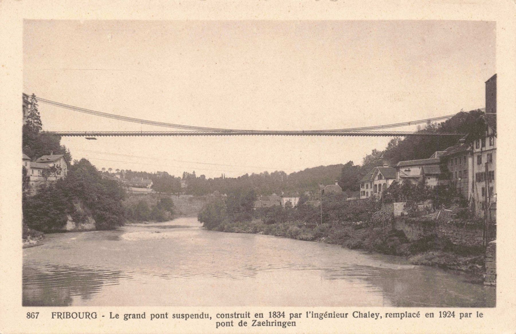 Ansichtskarten: Fribourg – Gebraucht aus Biasca von Blenio71