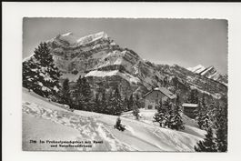 AK 1965 Frohnalpstockgebiet mit Zürcher Naturfreundehaus ⛄