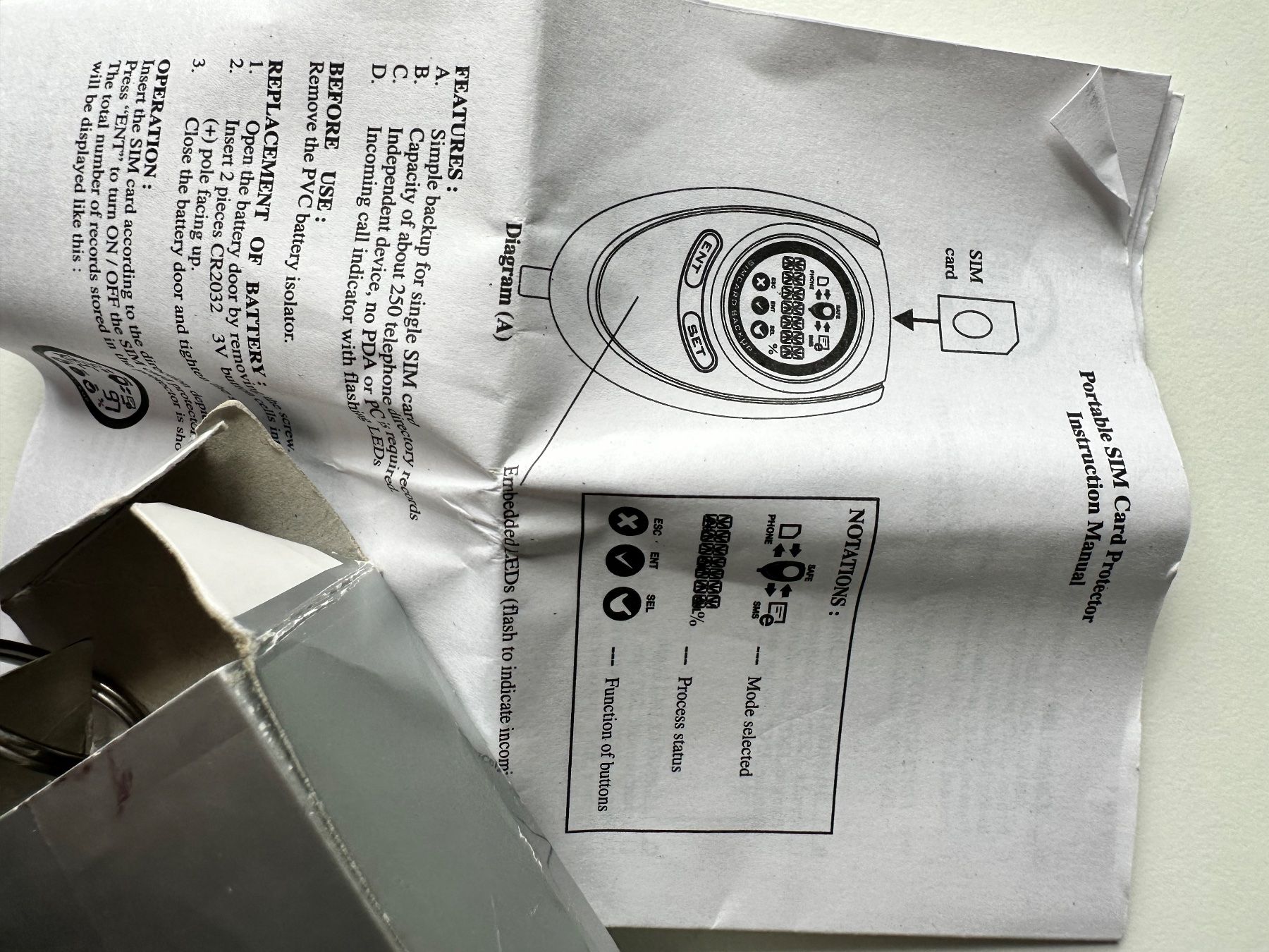 Unità & Adattatore: SIM Karten Backup Gerät, inkl. Originalverpackung! – Nuovo e nell'imballaggio originale da Mettendorf TG venduto da Pinova02 2
