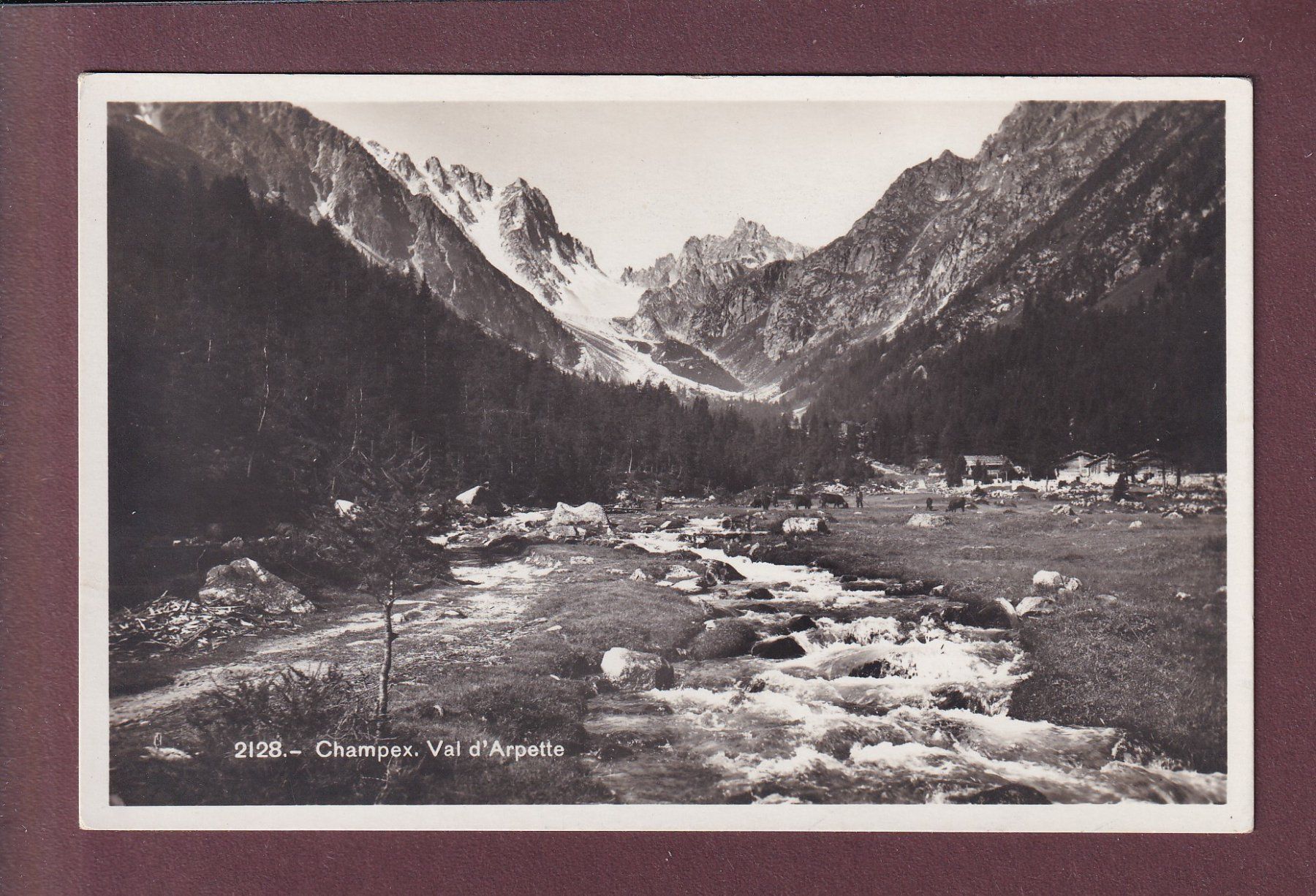 Ansichtskarten: Val d'Arpette - CHAMPEX – Gebraucht aus Pully von nicecards