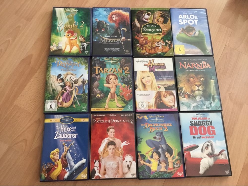 12x Walt Disney Filme auf DVD (D'occasion) à Winterthur pour CHF