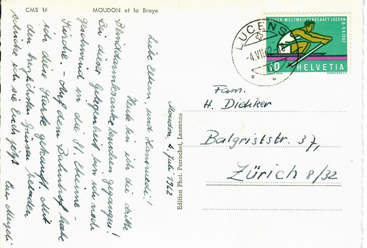 Cartes postales: Moudon – D'occasion à Hochdorf par Ziegel-16 1