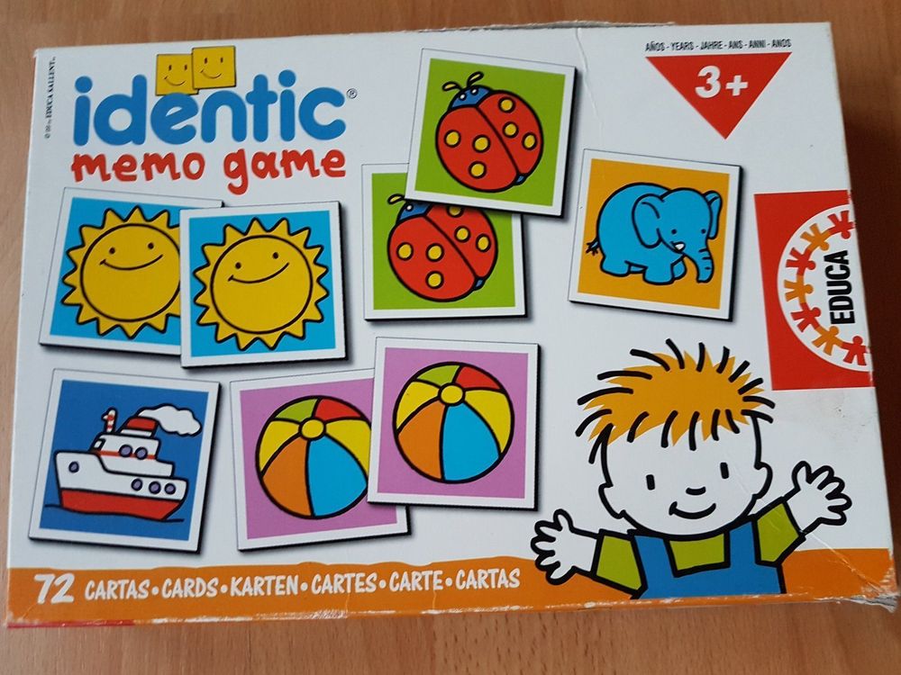 Educa Baby Identic - Gioco Di Memoria Per Bambini, Da 3 Anni In Su - 3