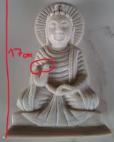 Stein Buddha weiss