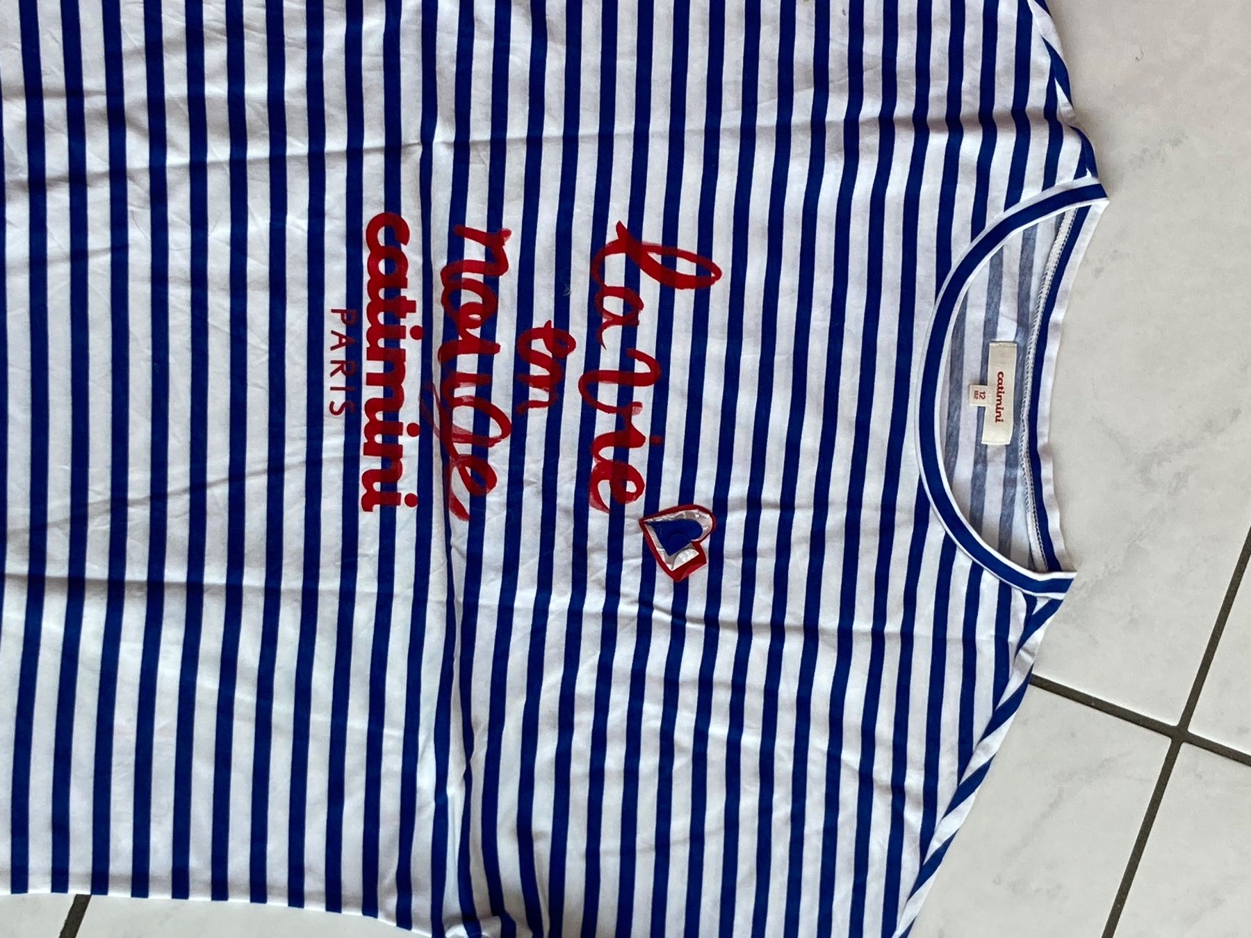 Blouses, T-shirts & Tops: CATIMINI t-shirt 12ans/152cm – Neuf (Voir description) à domdidier par picolo99 1