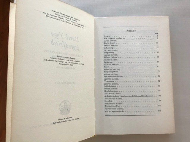 Bücher: Indra Devi Yoga Buch – Gebraucht aus Riehen von Indiastrella 3
