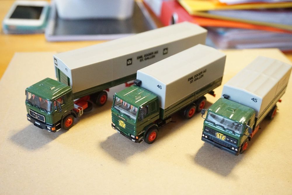 3 Stk. LKW Modelle Herpa, Emil Egger | Kaufen Auf Ricardo