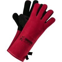 Black Forest Fox Pro 200 Leder Grill Arbeits Handschuhe Pink